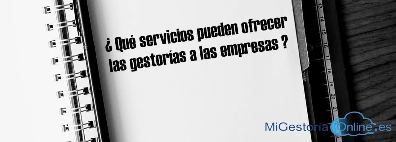 servicios de gestoría