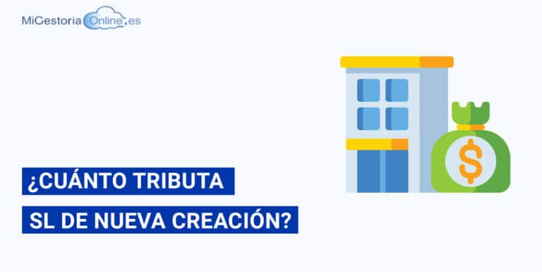 cuánto tributa SL nueva creacion